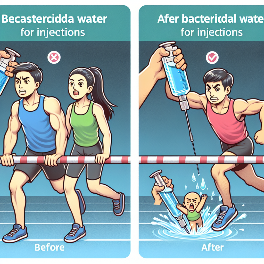 Gli effetti dell'acqua battericida per iniezioni sulle prestazioni sportive