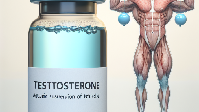 La sospensione acquosa di testosterone come supporto per la crescita muscolare