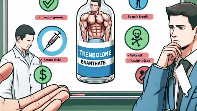 Trenbolone enantato: pro e contro nell'uso sportivo